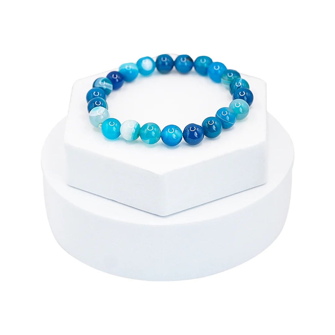 Blue Agate Bracelet: A Beautiful and Calming Accessory
