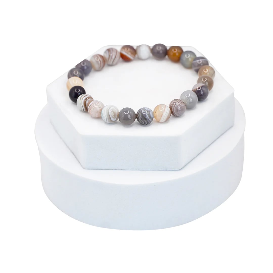 Botswana Agate Bracelet: A Stylish and Healing Accessory