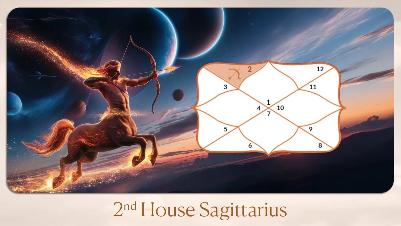 2nd house sagittarius