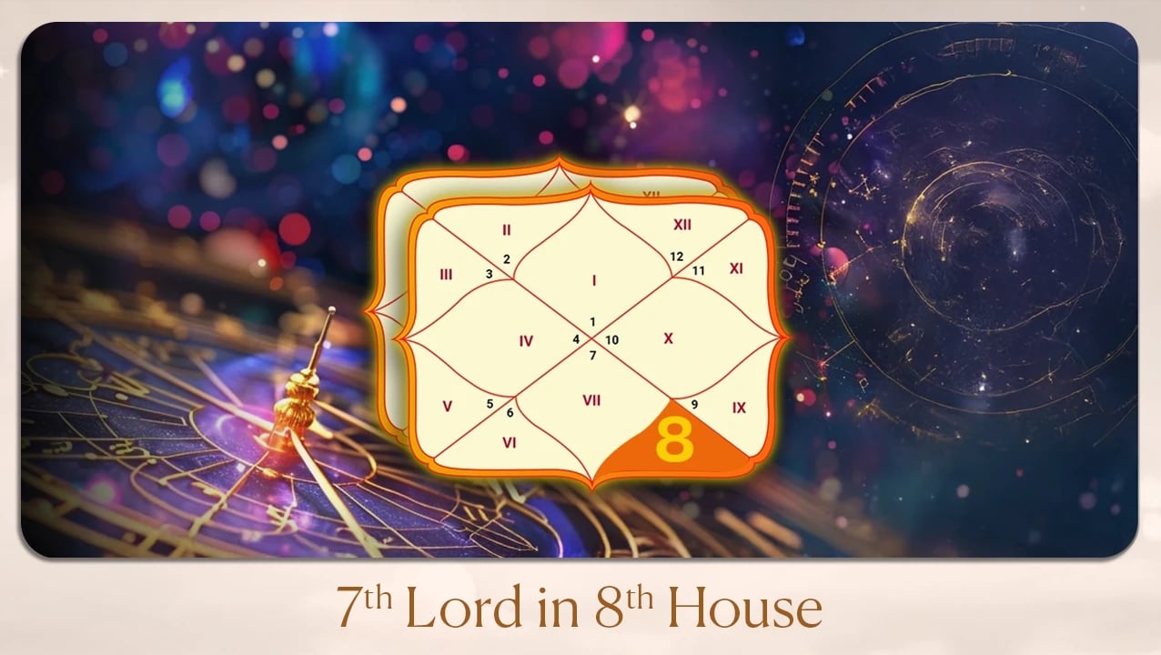 7th Lord in 8th House