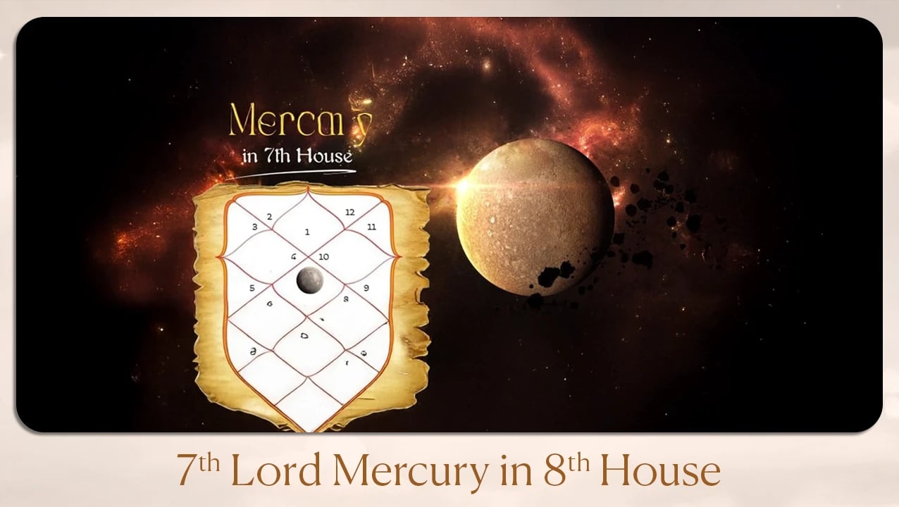 7th Lord Mercury In 8th House