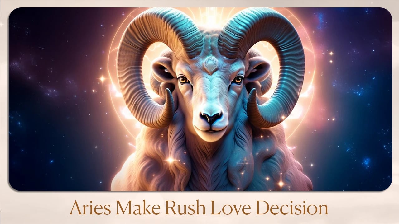 Aries make rush love decision