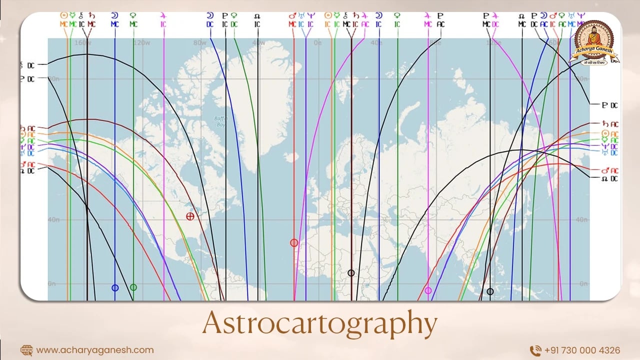 Astrocartography Birth Chart Map