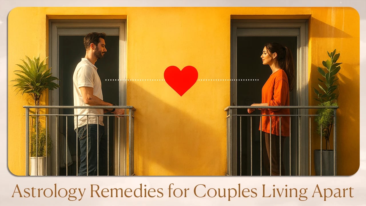 Astrology Remedies for Couples Living Apart