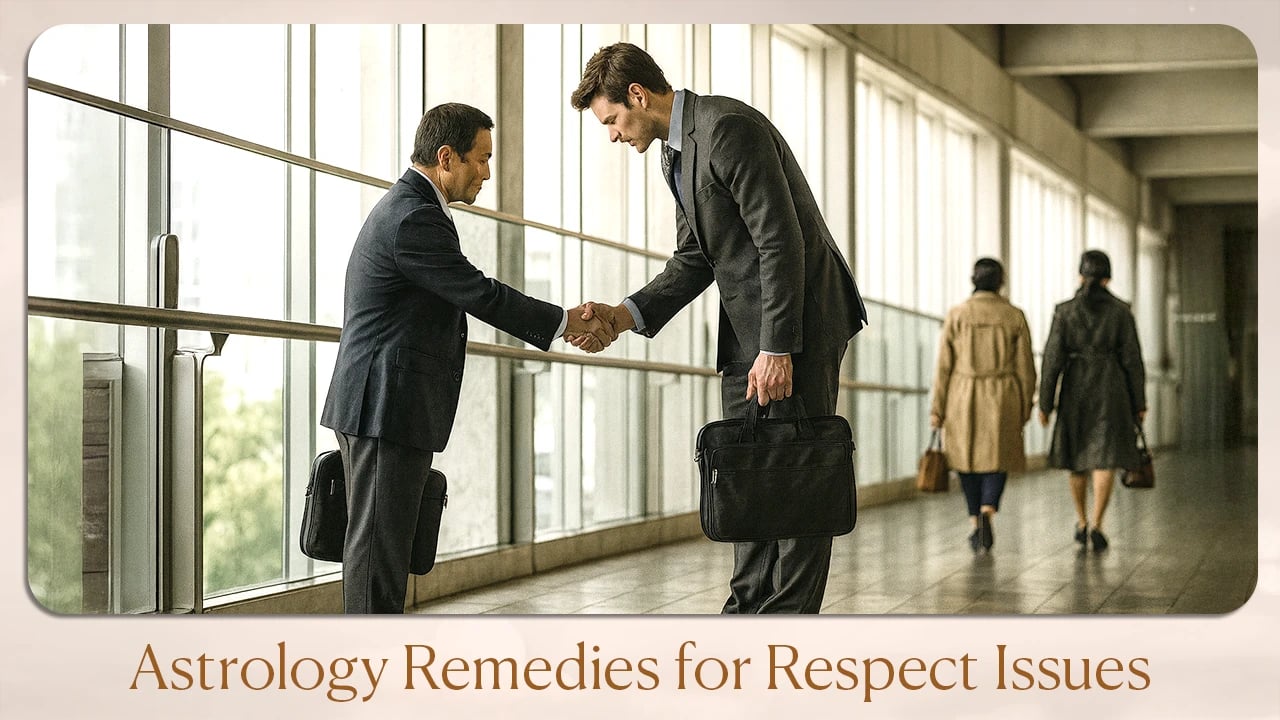 Astrology Remedies for Respect Issues 