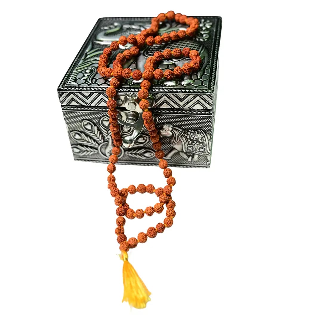 5 Mukhi Rudraksha Mala 6mm 