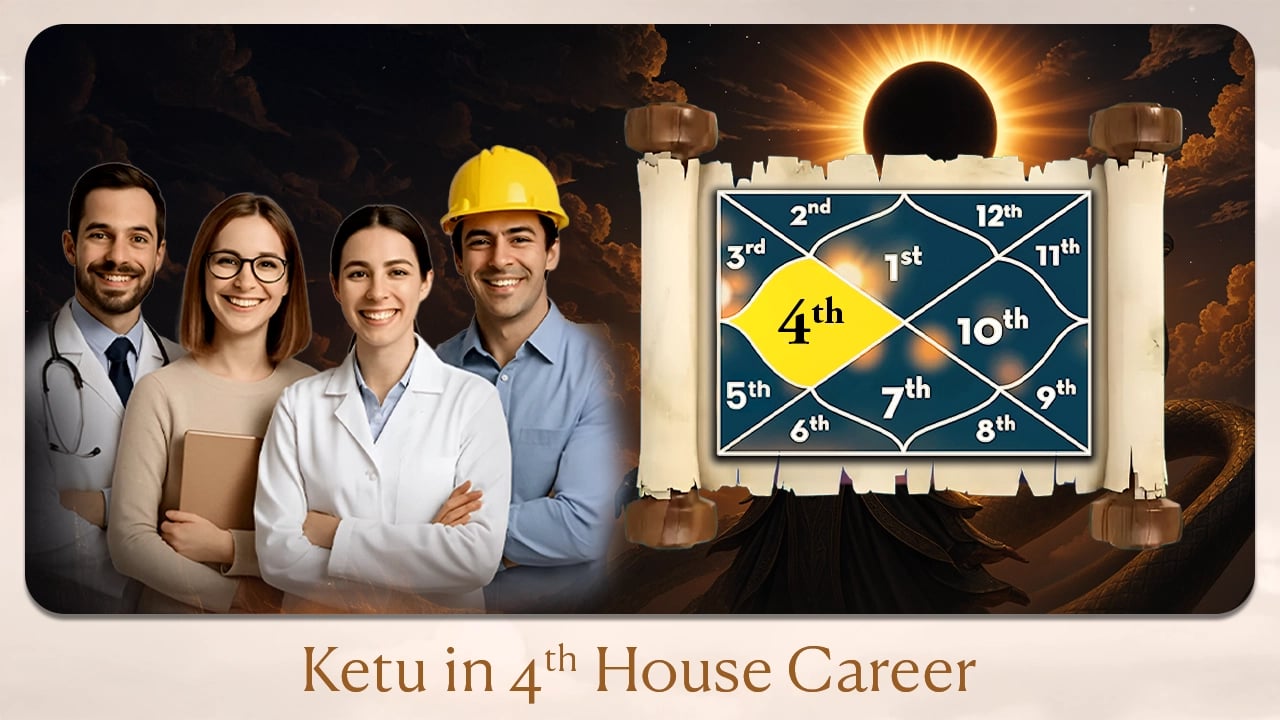 Ketu in 4th house career