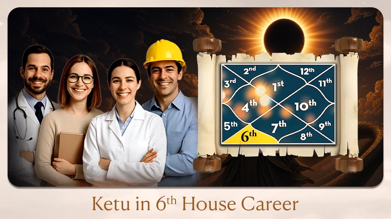 Ketu in 6th house Career