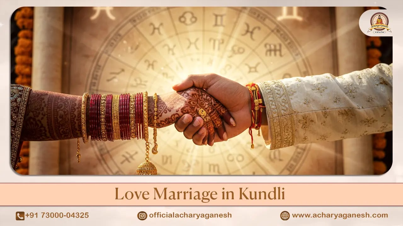 Love Marriage in Kundali
