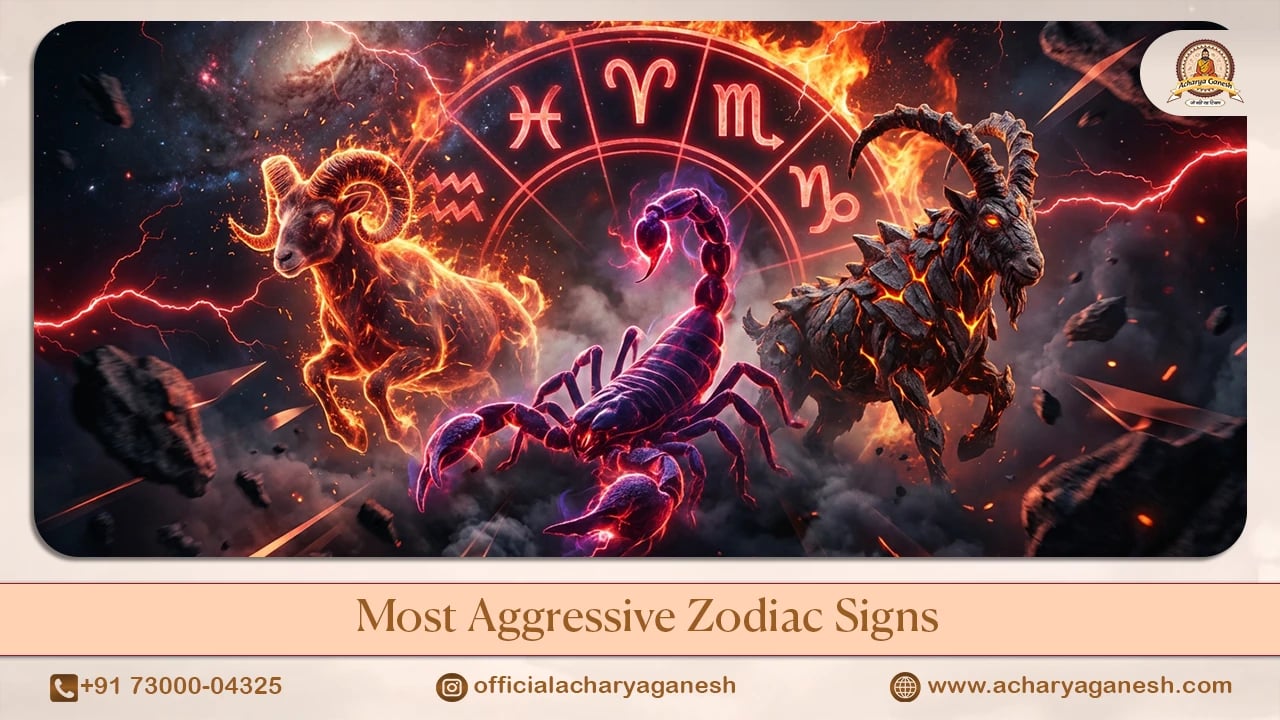 Most aggressive zodiac signs overview