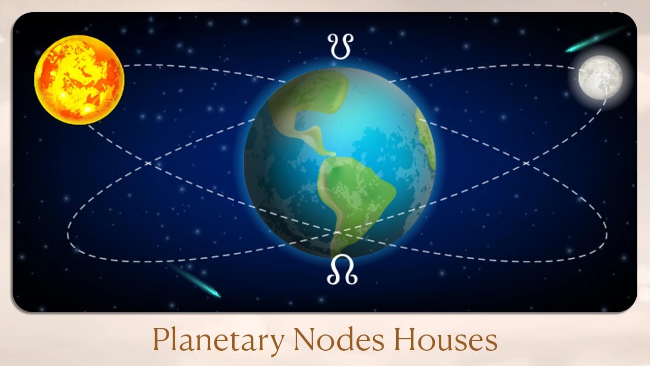 Planetary Nodes Houses