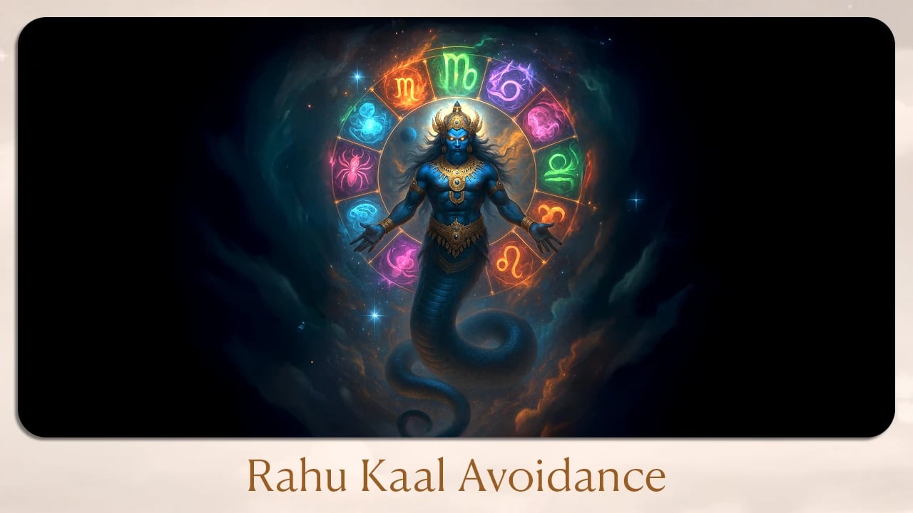 Rahu Kaal Avoidance