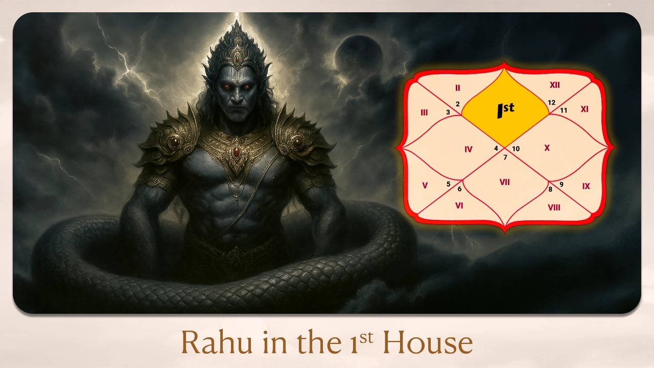 Rahu in the 1st house