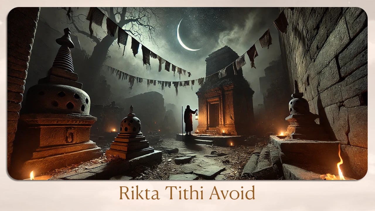 Rikta Tithi Avoid