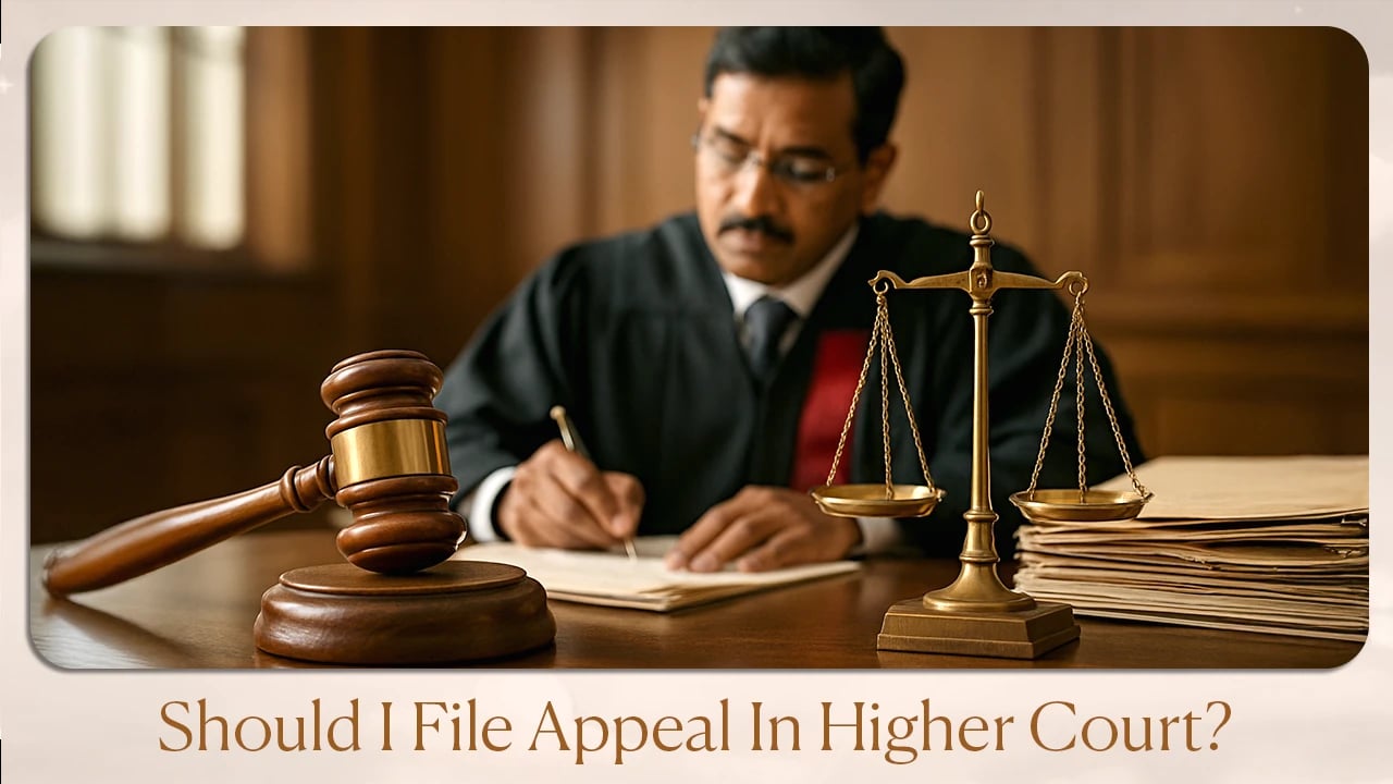 Should I file appeal in higher court