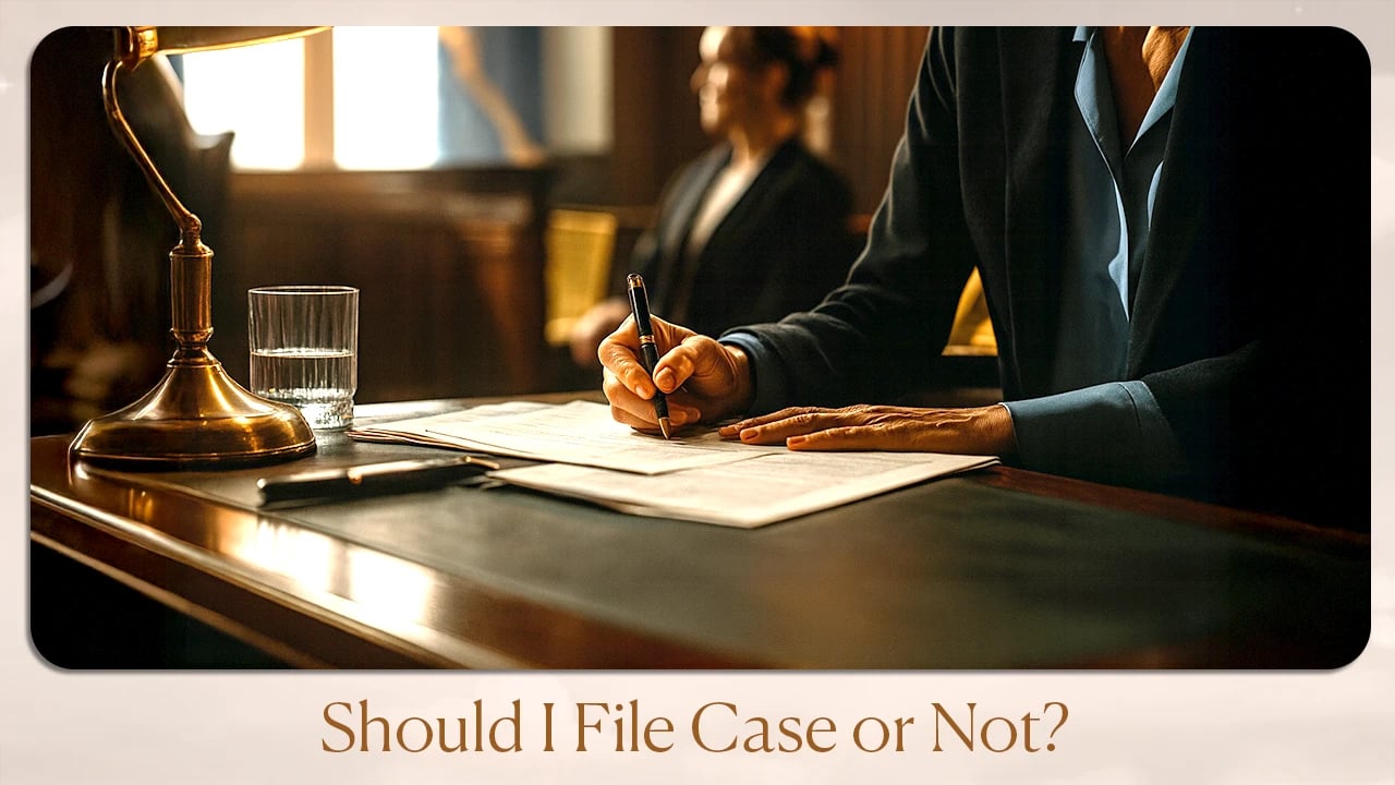 Should I File Case or Not