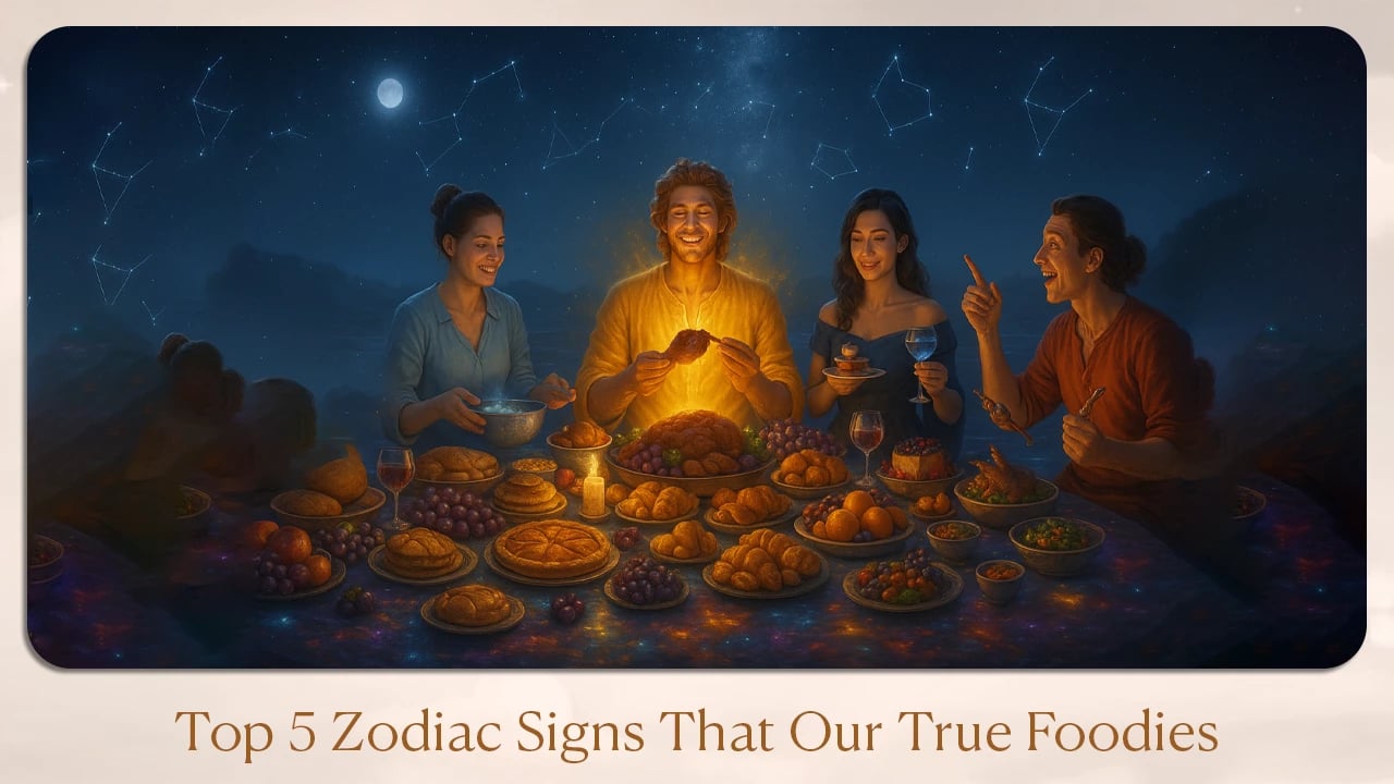 Top 5 Zodiac Signs That Our True Foodies