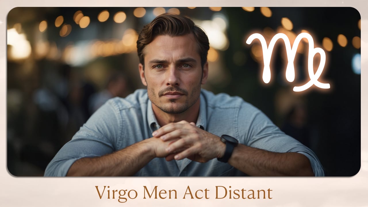 Virgo Men Act Distant