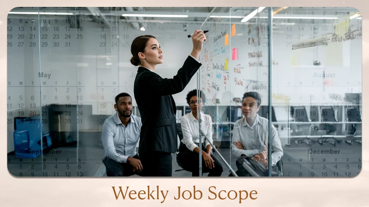 Weekly job scope