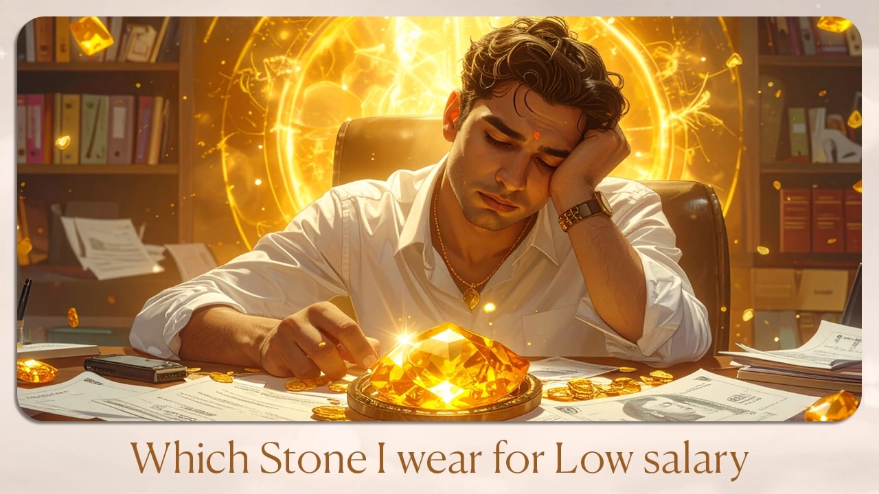 Which Stone I Wear For Low Salary