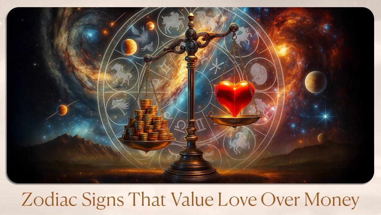 Zodiac Signs That Value Love Over Money