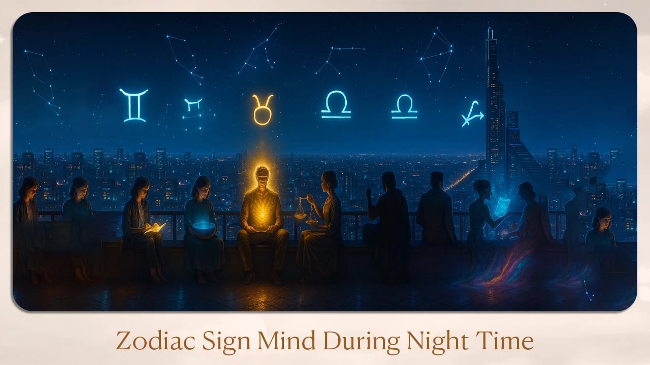 Zodiac Sign Mind During Night Time