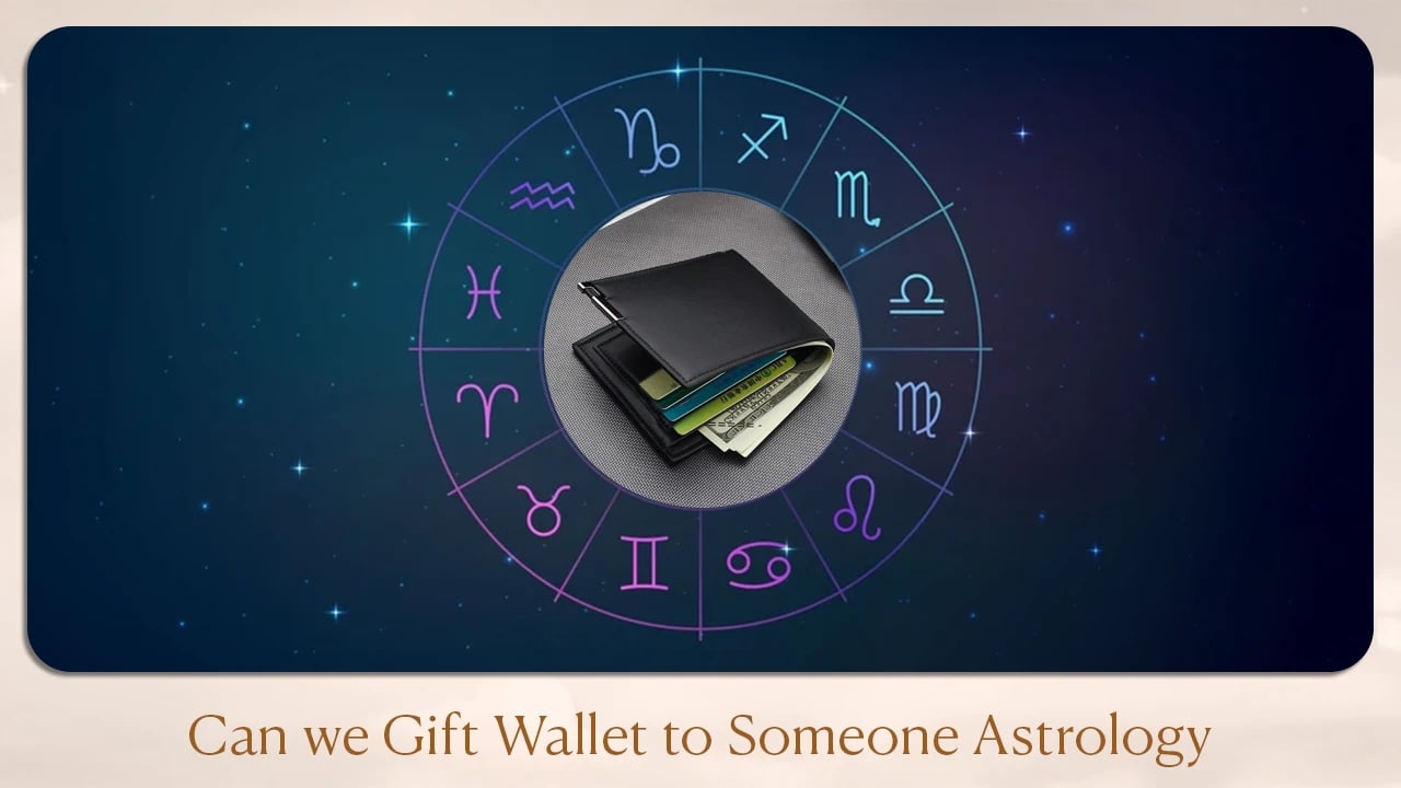 Can we gift wallet to someone astrology