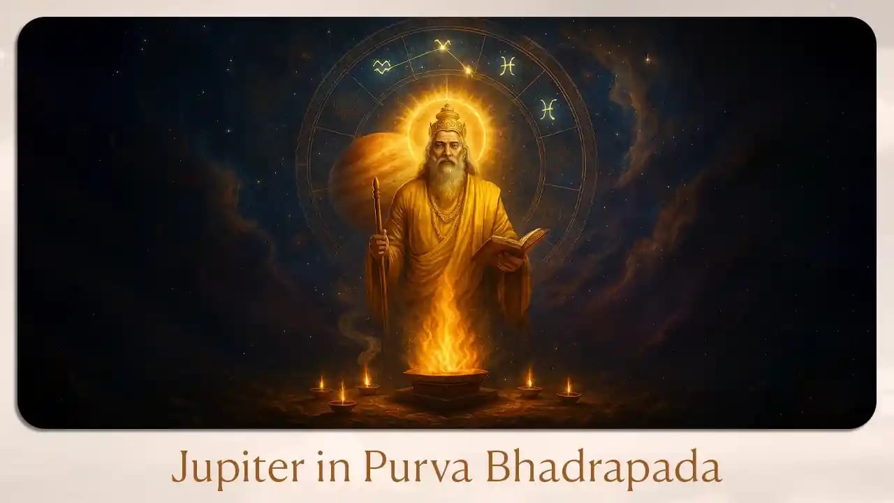 Jupiter in Purva Bhadrapada