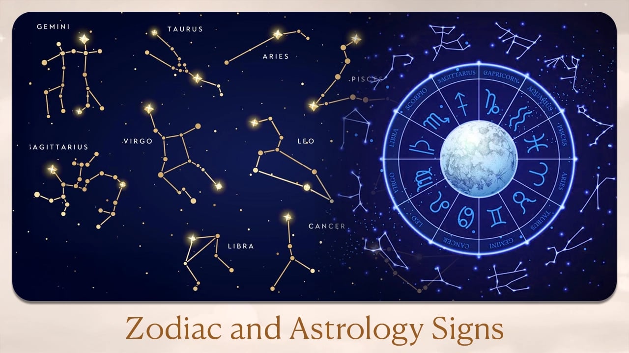 zodiac and astrology signs