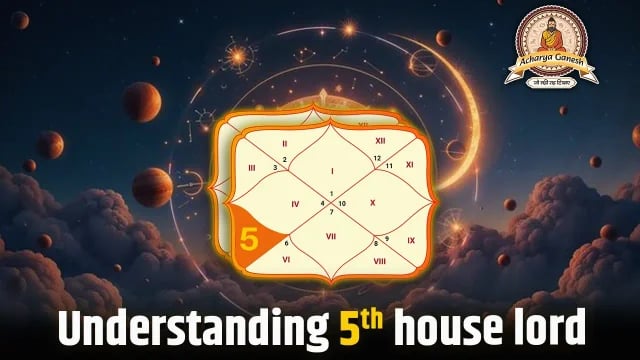 5th House Lord in birth chart