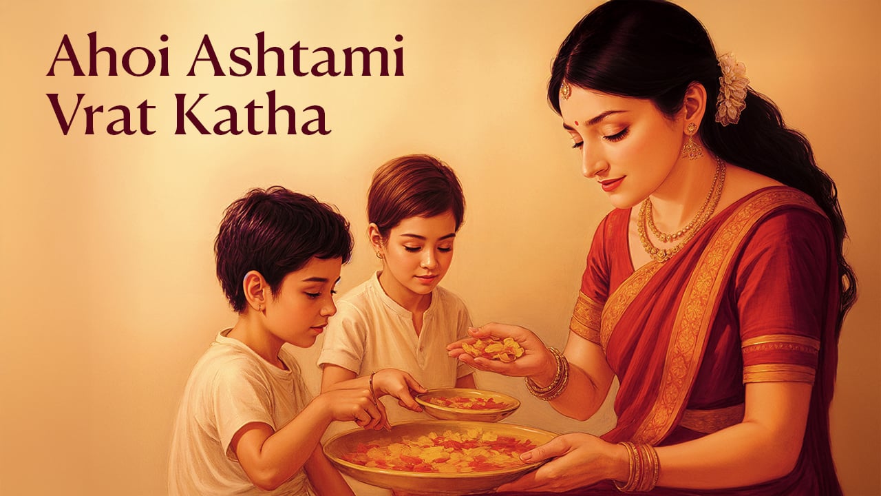 Ahoi Ashtami Vrat Katha