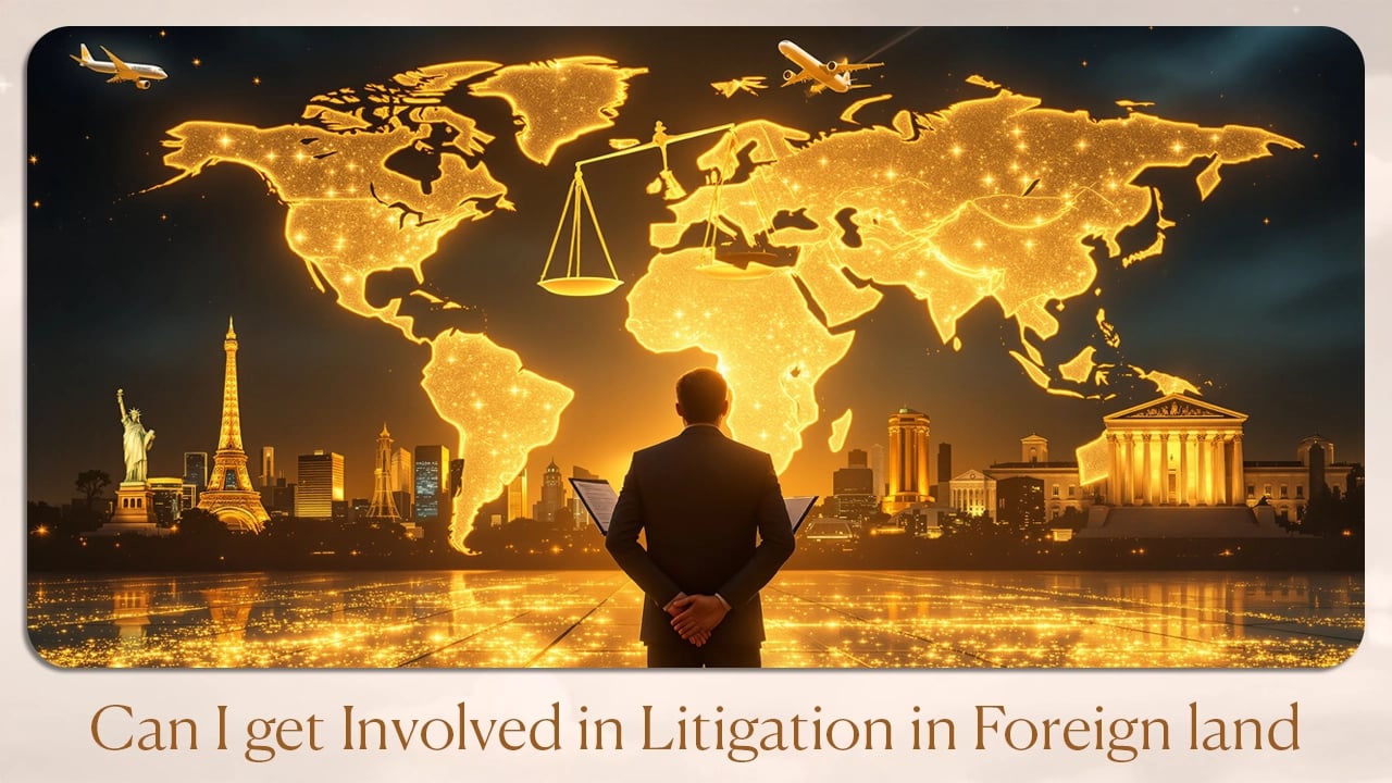 Can I get involved in litigation in foreign land