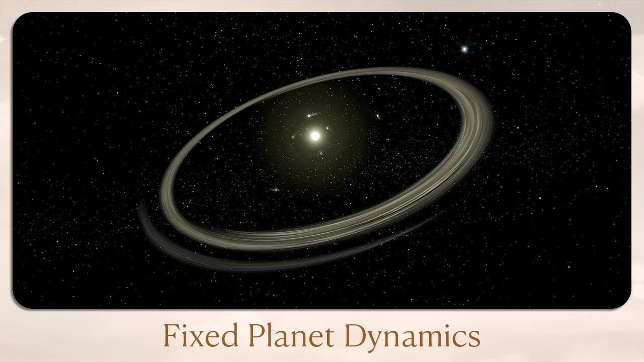 Fixed Planet Dynamics