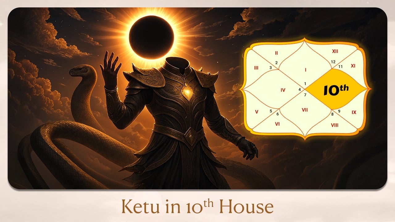 Ketu in the 10th house