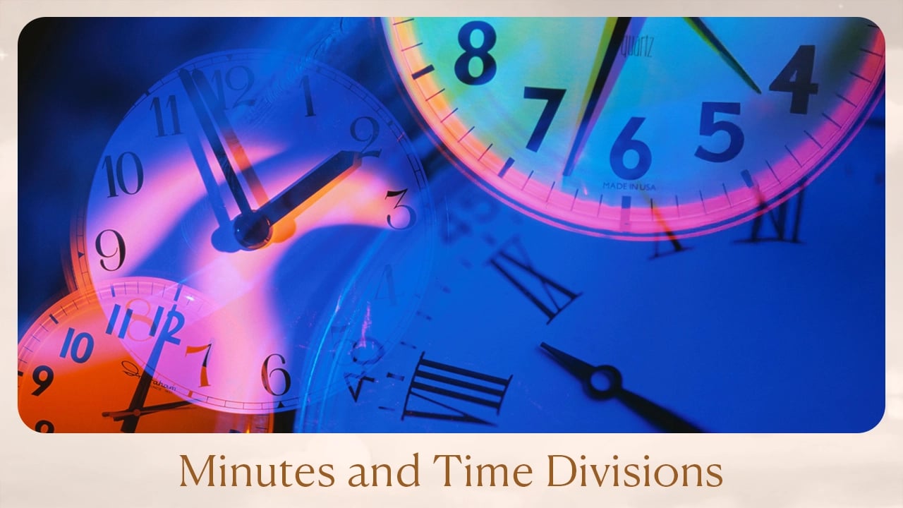 Minutes and Time Divisions