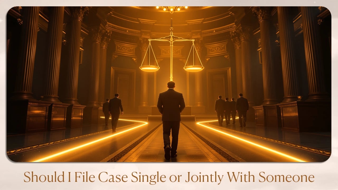 Should I File Case Single Or Jointly With Someone