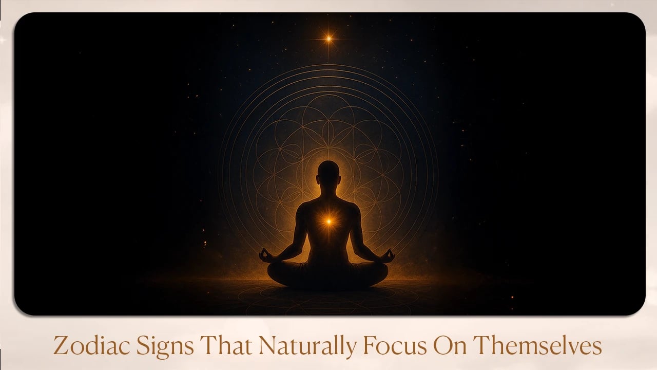 Zodiac signs that naturally focus on themselves