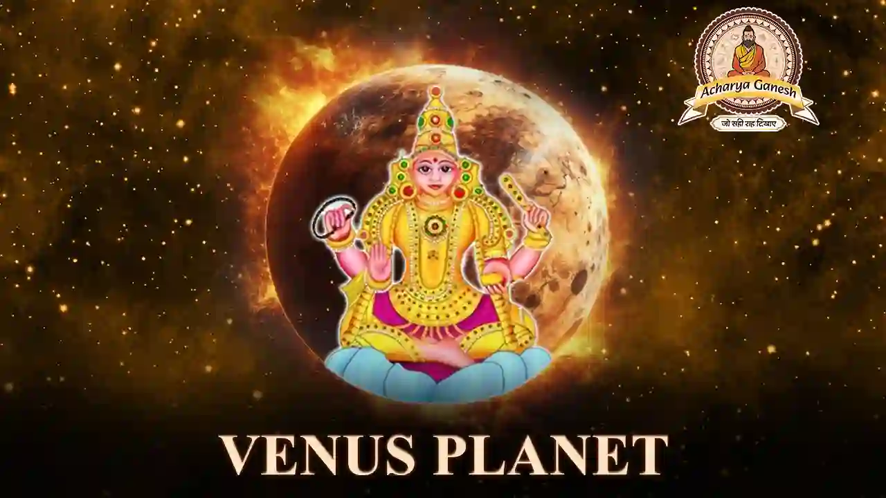 Venus planet in Vedic astrology representing love beauty and luxury