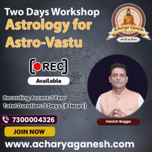 Two Days workshop on Astrology For Astrovastu
