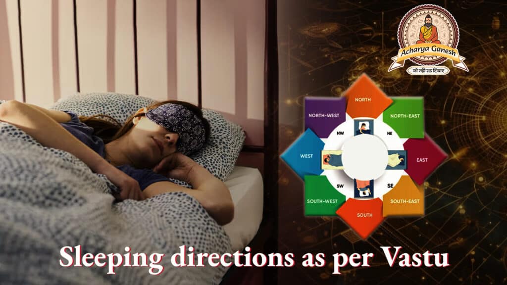 Sleeping directions as per Vastu