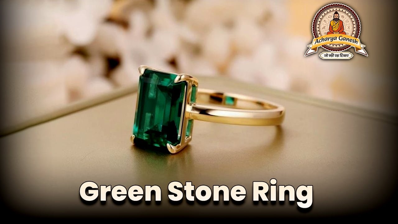 Green Stone Ring