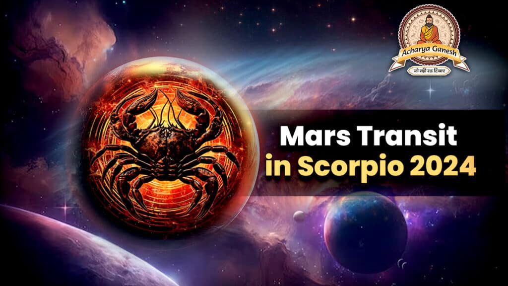 Mars Transit in Scorpio 2024