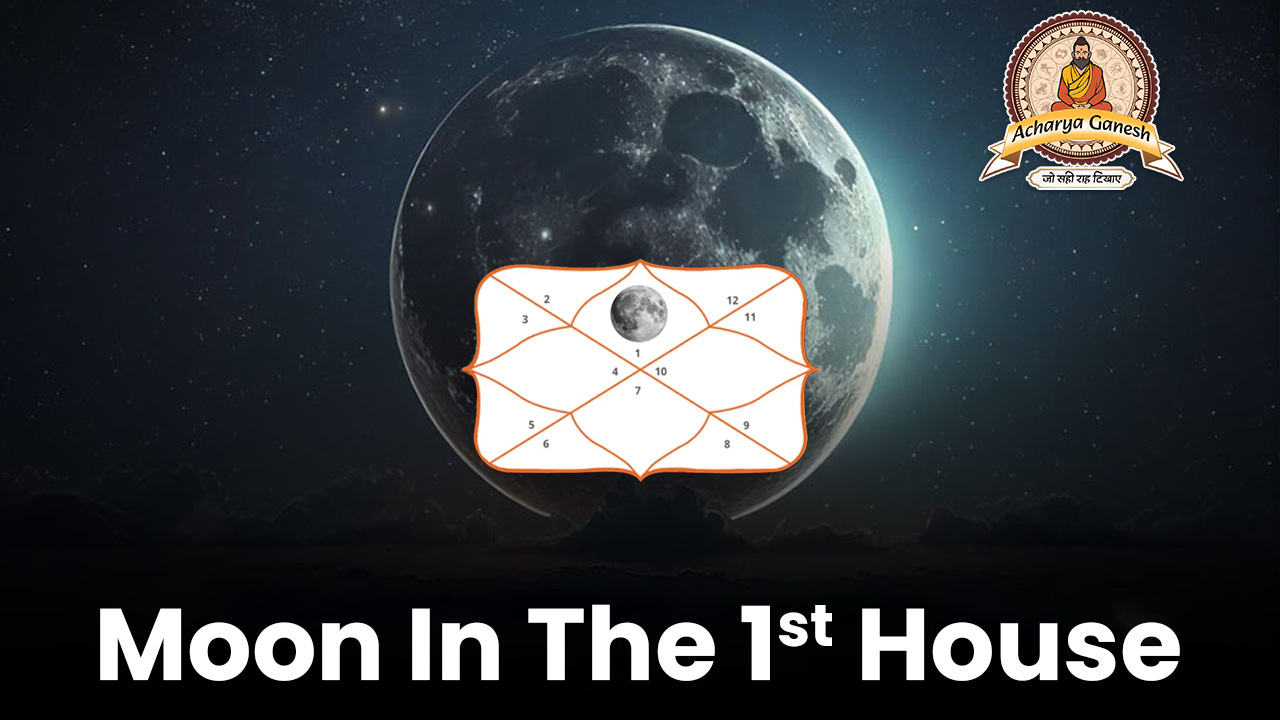 Moon Venus in 1st House