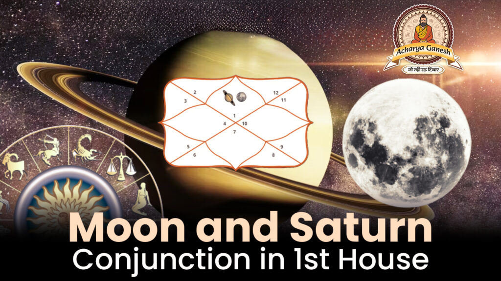 Moon Saturn Conjunction in 1st House