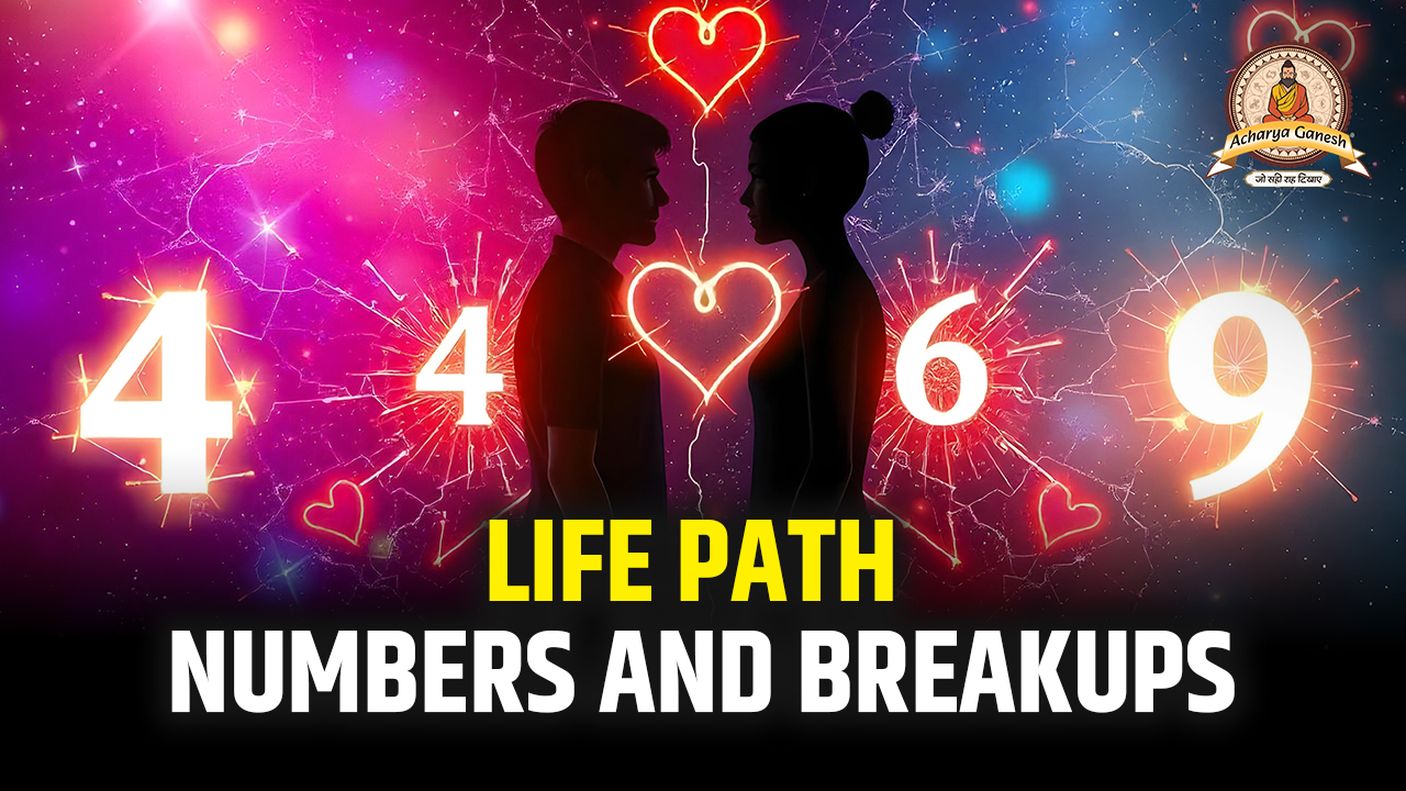 life path numbers and breakups