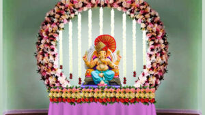  maharashtrian wedding (Ganapati Puja)