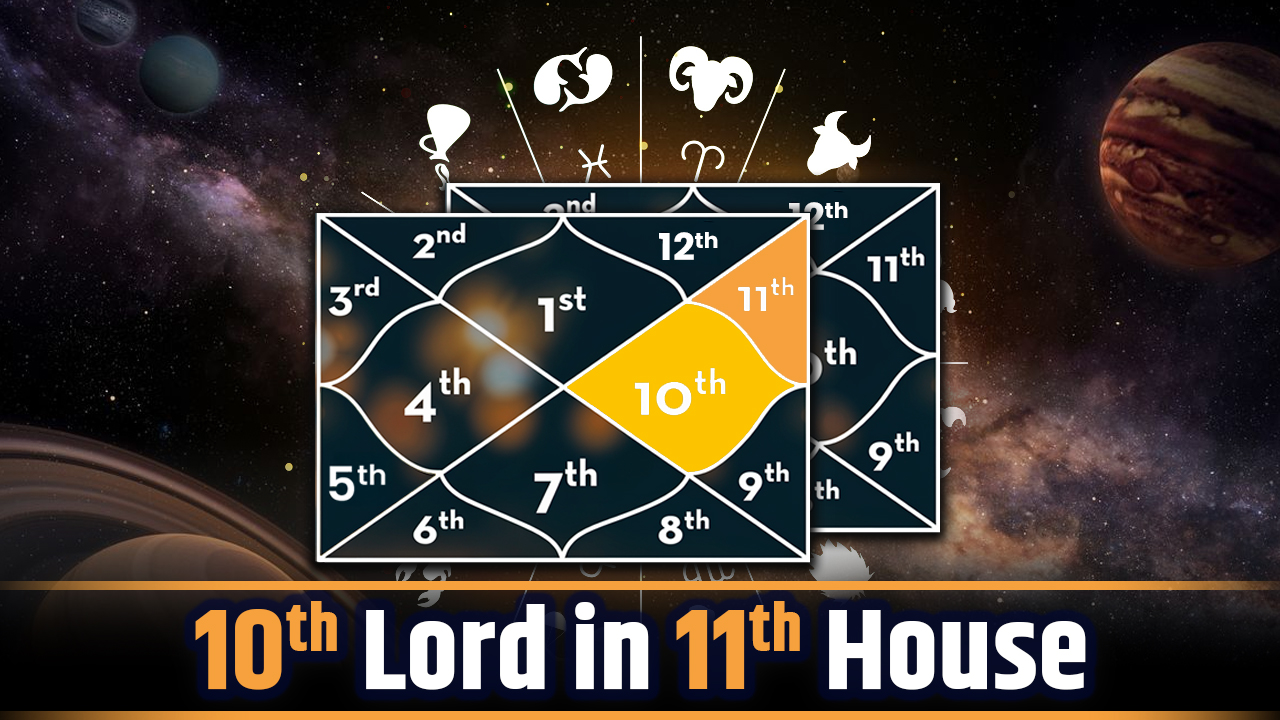 10th Lord in 11th House