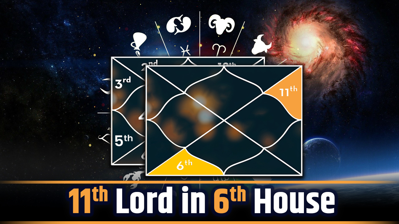 11th Lord in 6th House
