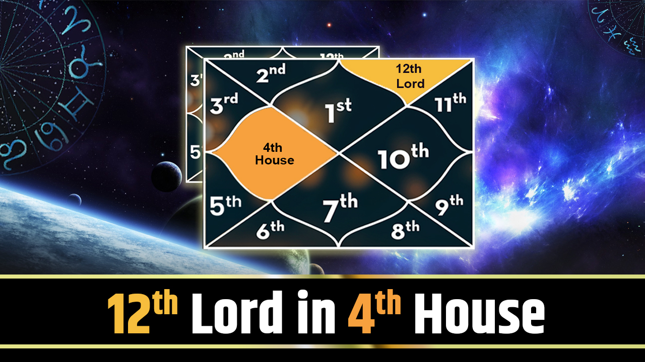 12th Lord in 4th House