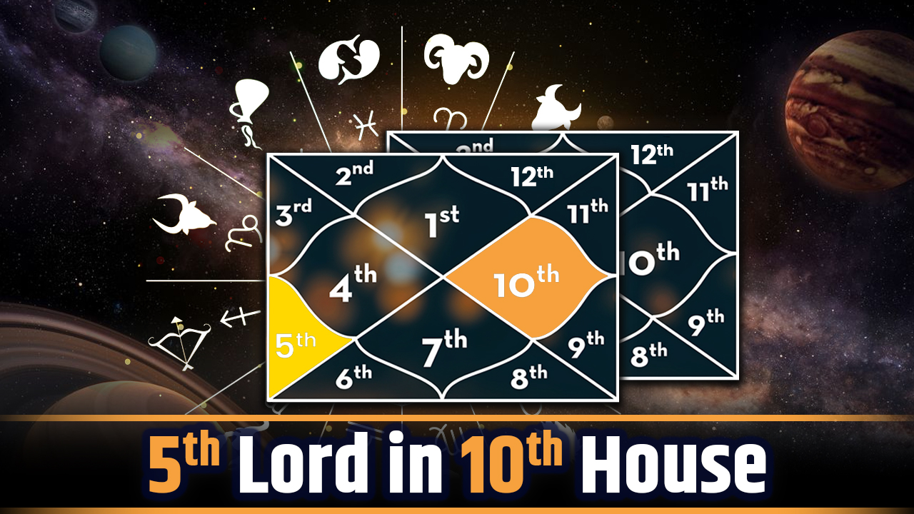 5th Lord in 10th House